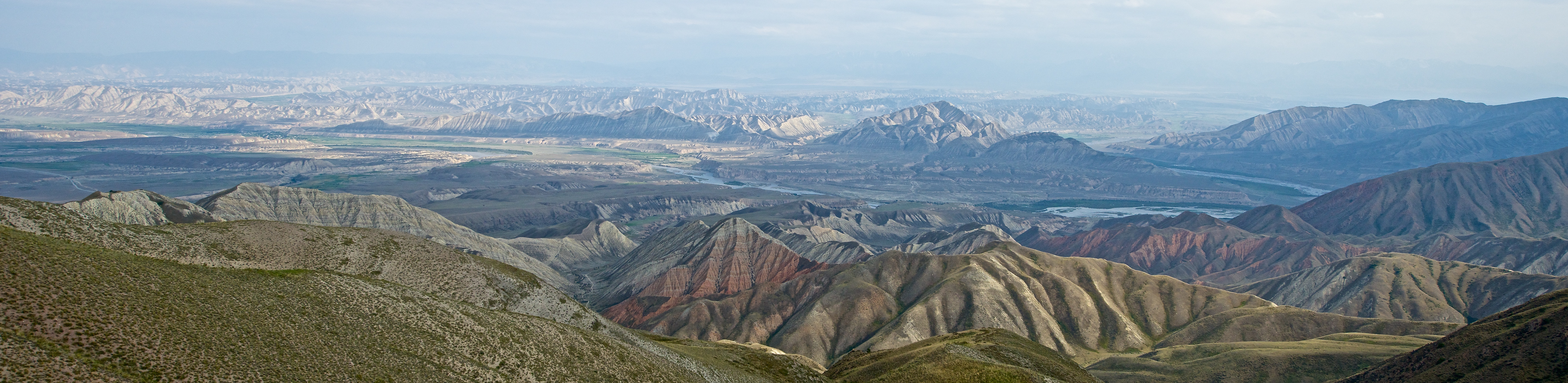 панорама с перевала Кара-Коо