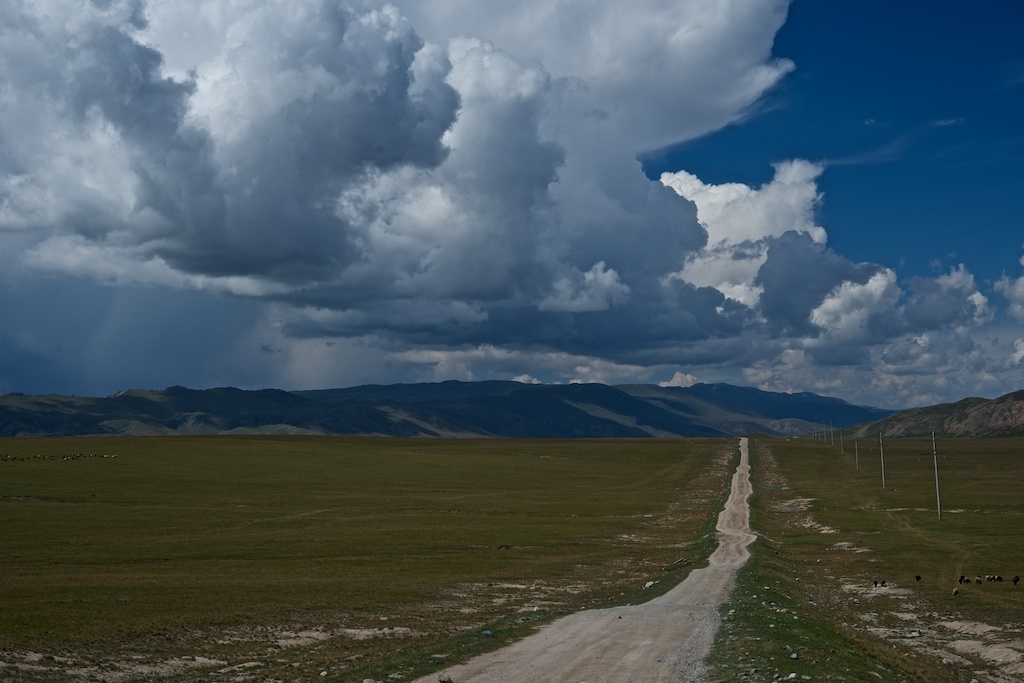 дорога от Арчалы до трассы Бишкек-Торугарт