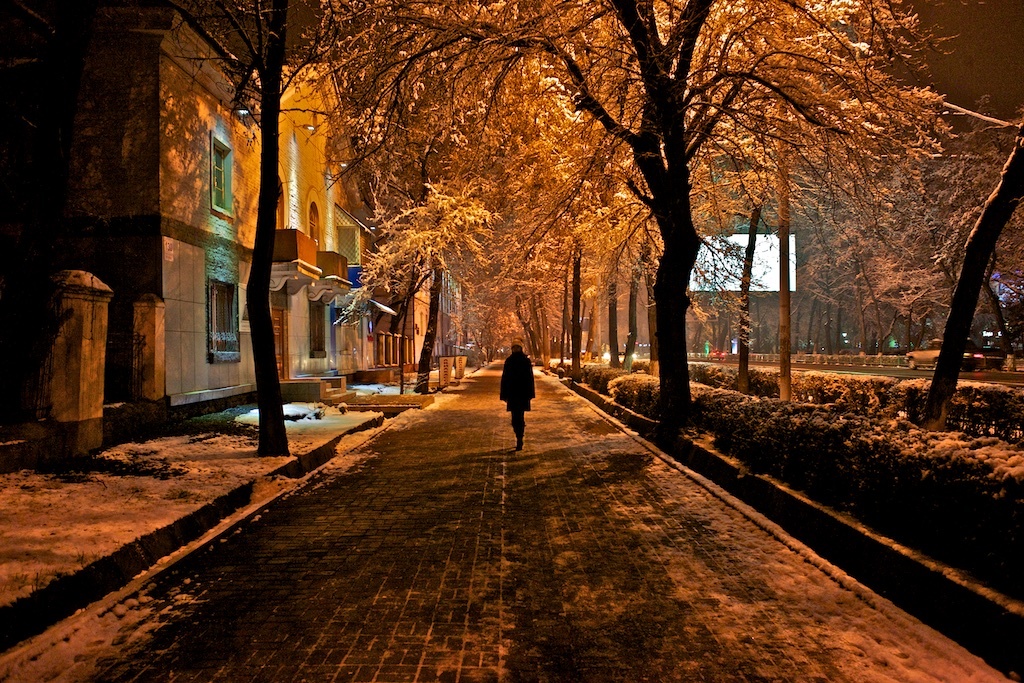 Ночной Бишкек, Чуйский проспект